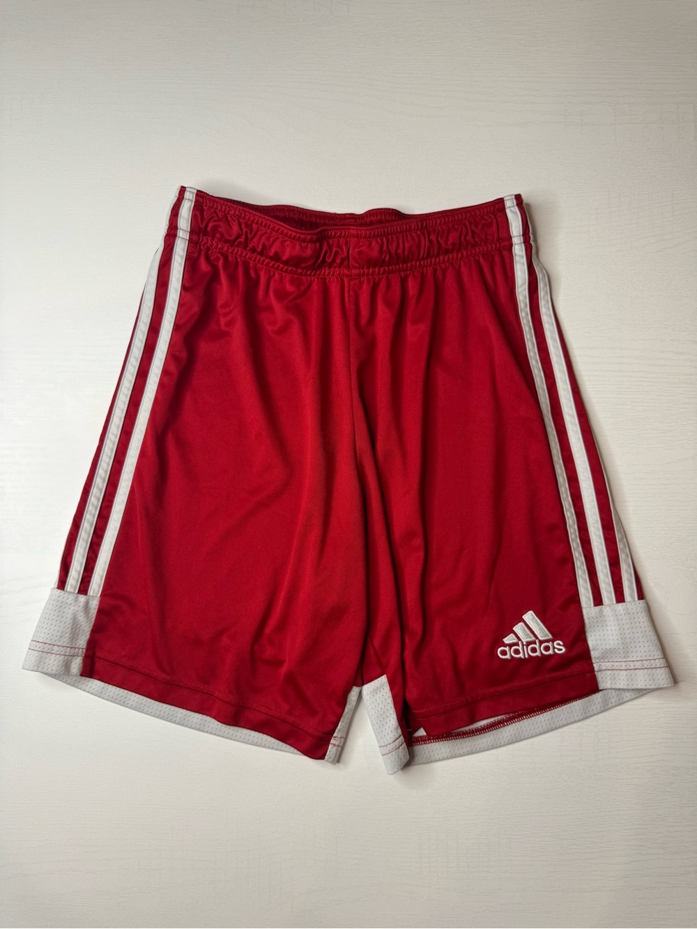 Adidas Tastigo 19 Soccer Athletic Shorts Red White Size Small